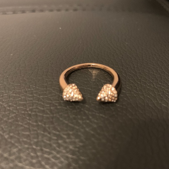 Michael Kors Rose gold pave crystals ring - Picture 2 of 4